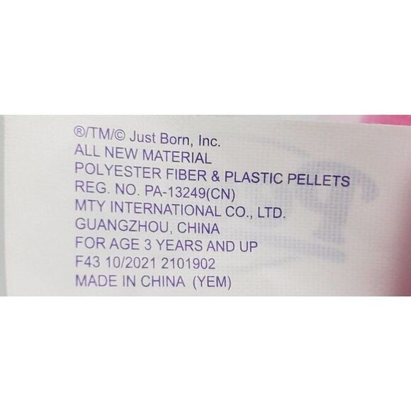 Peeps Ballet Bunny Plush Pink w/Tutu Necklace Easter Spring Stuffed Animal - Picture 8 of 9